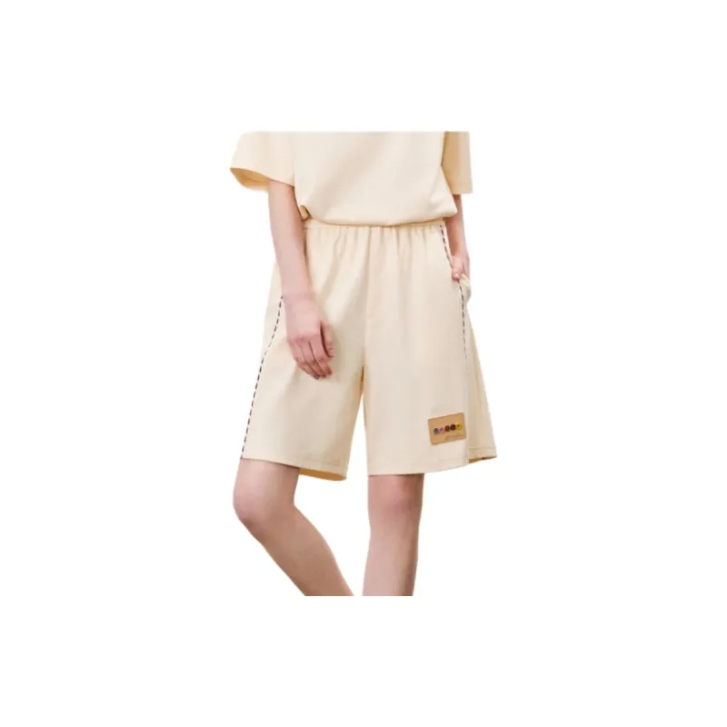 Bosieagender Casual Shorts Men's Beige-1