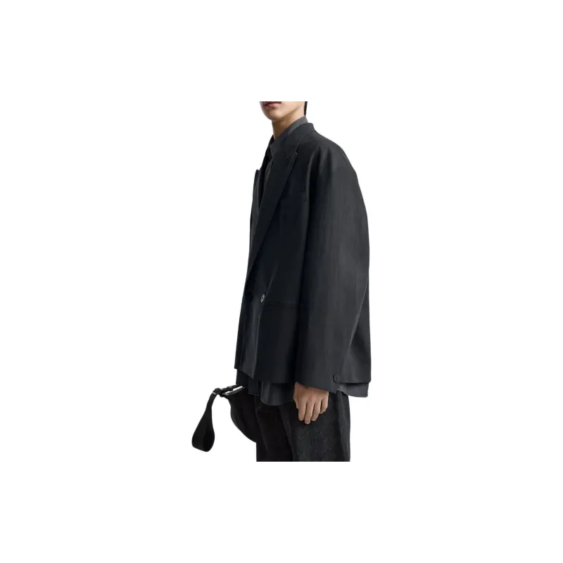 Studio Nicholson X ZARA Studio Nicholson Co brand Business Suits Men Black-6