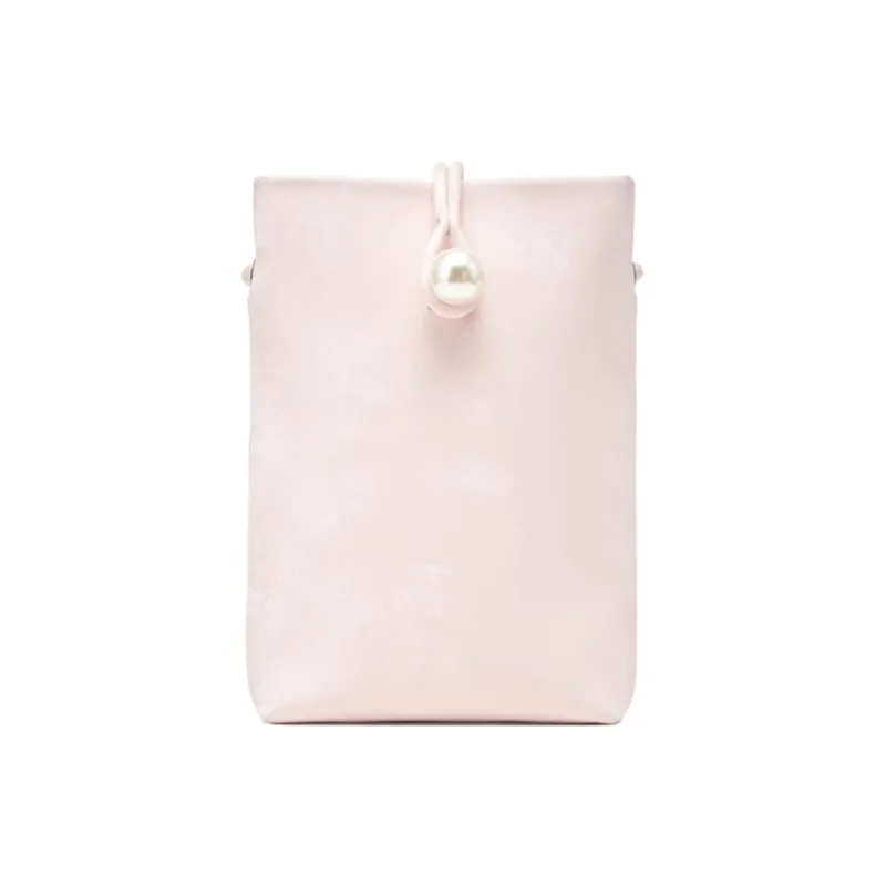 JOSINY PU With Cow Split Leather Cell Phone Pouch Trumpets Women's White/Black/Silver/Pink-12