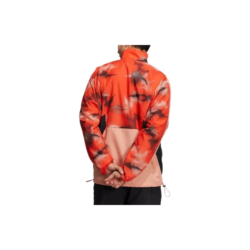 Adidas Breathable Coat Men's Orange Yellow-4