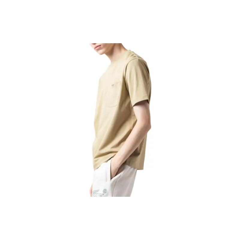 LACOSTE T Shirts Unisex Khaki-4