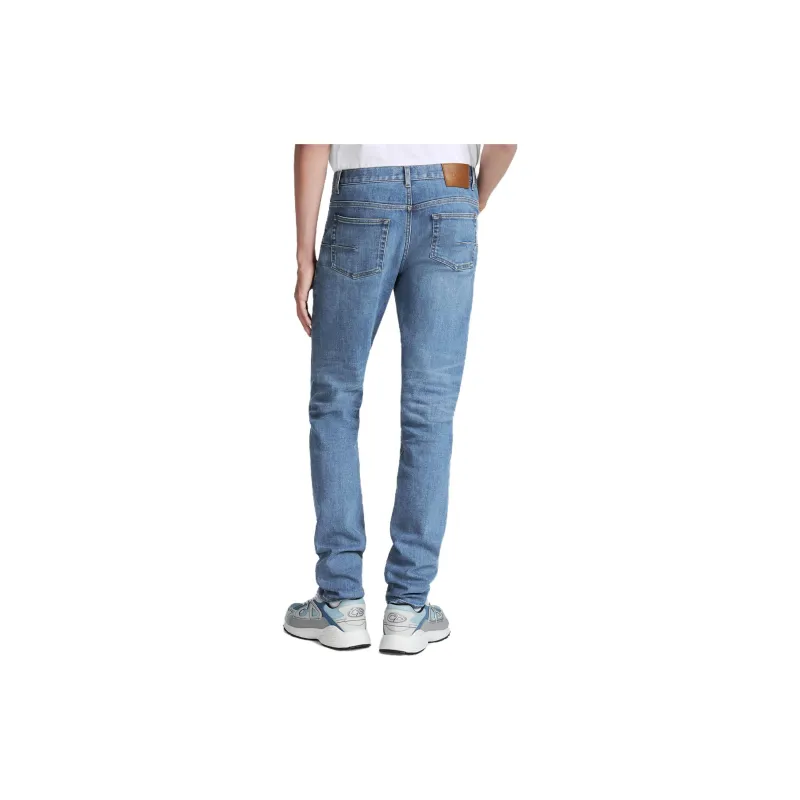 DIOR Jeans Men Blue-2