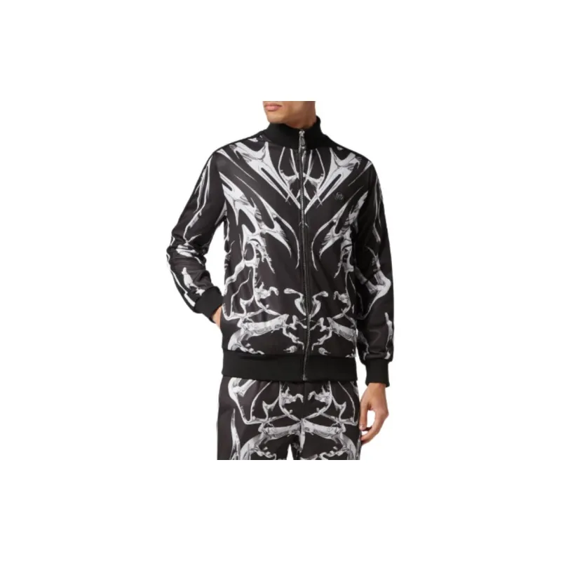 PHILIPP PLEIN Graphic print Zip up Jacket-1