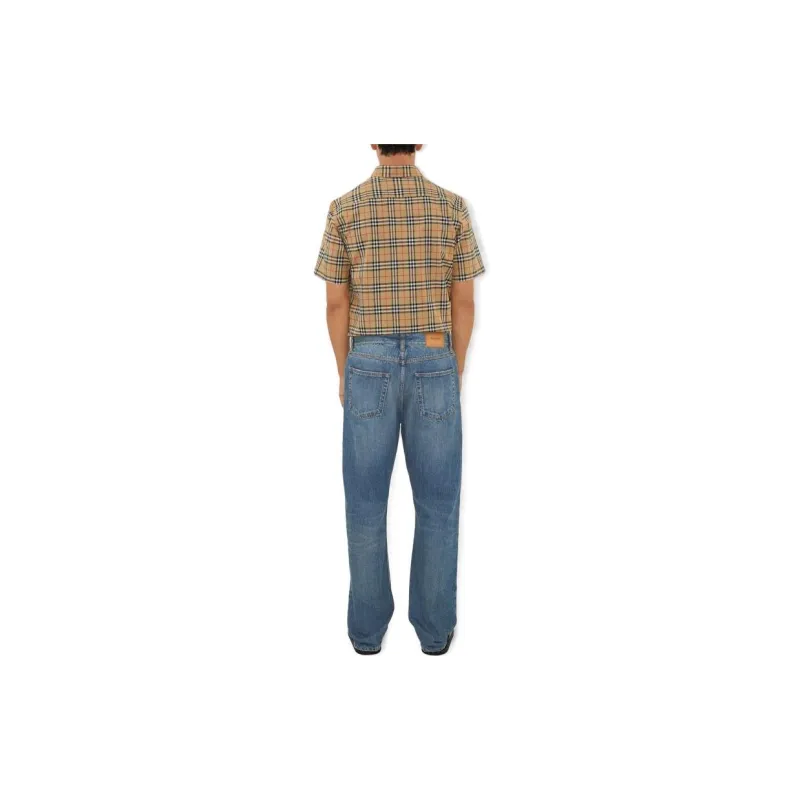 Burberry Nova Check Pattern Cotton Shirt-3