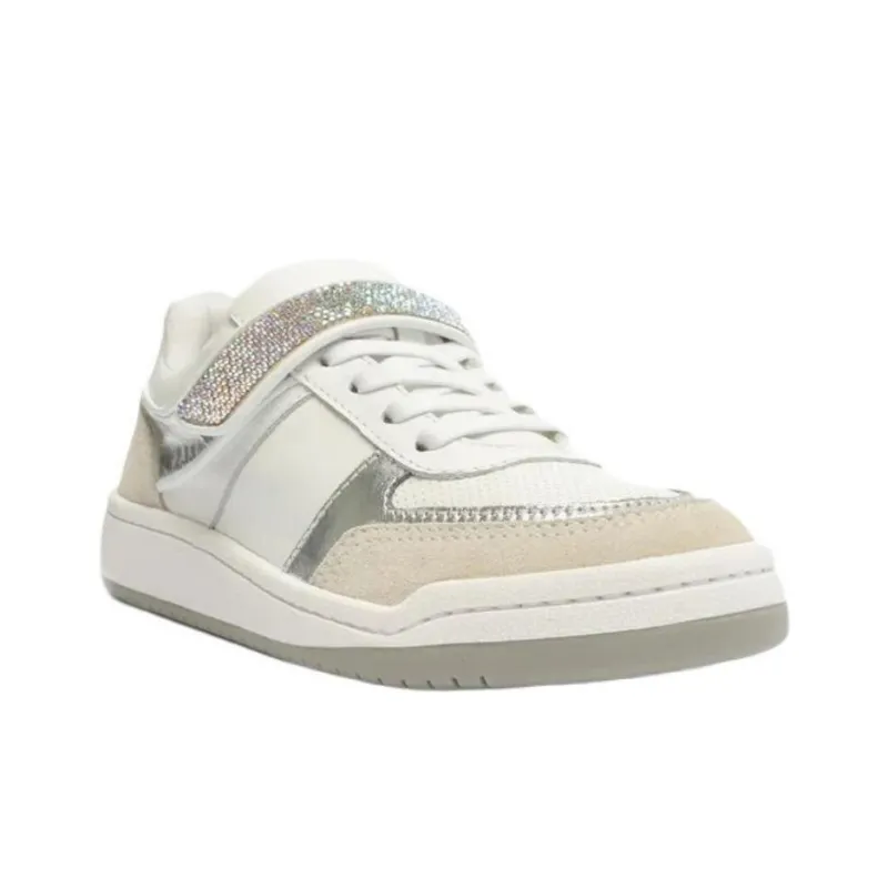 Schutz Low-Top Skateboard Shoes Women's White-2