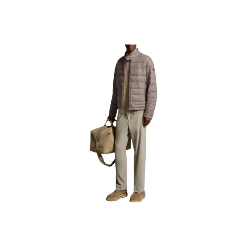 Moncler Acorus Short Down Jacket Down Jacket Men's Light Umber-1