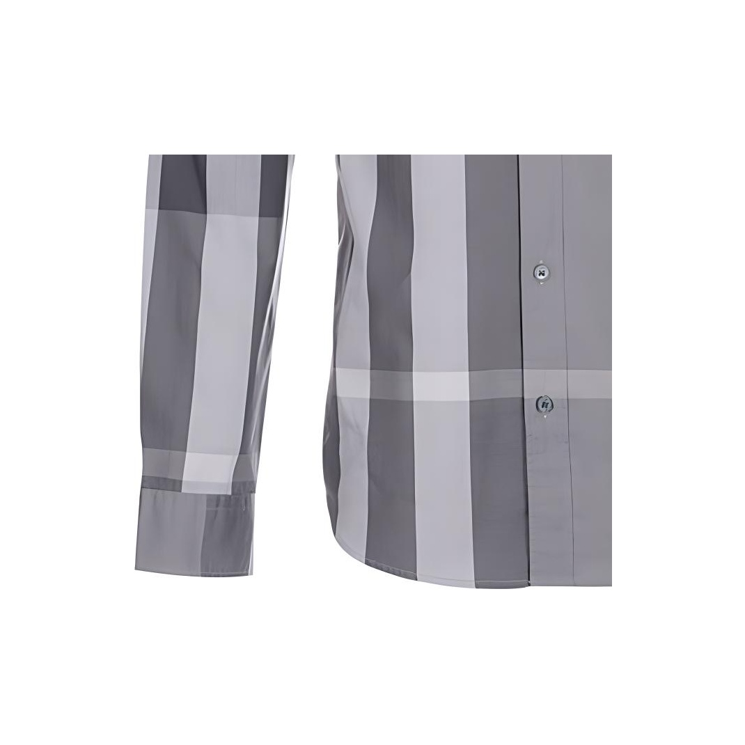 Burberry Check Print Single-Breasted Casual Long Sleeve