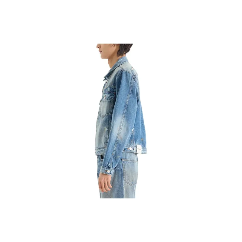FRAME SS24 Denim Jacket Men's Blue-4