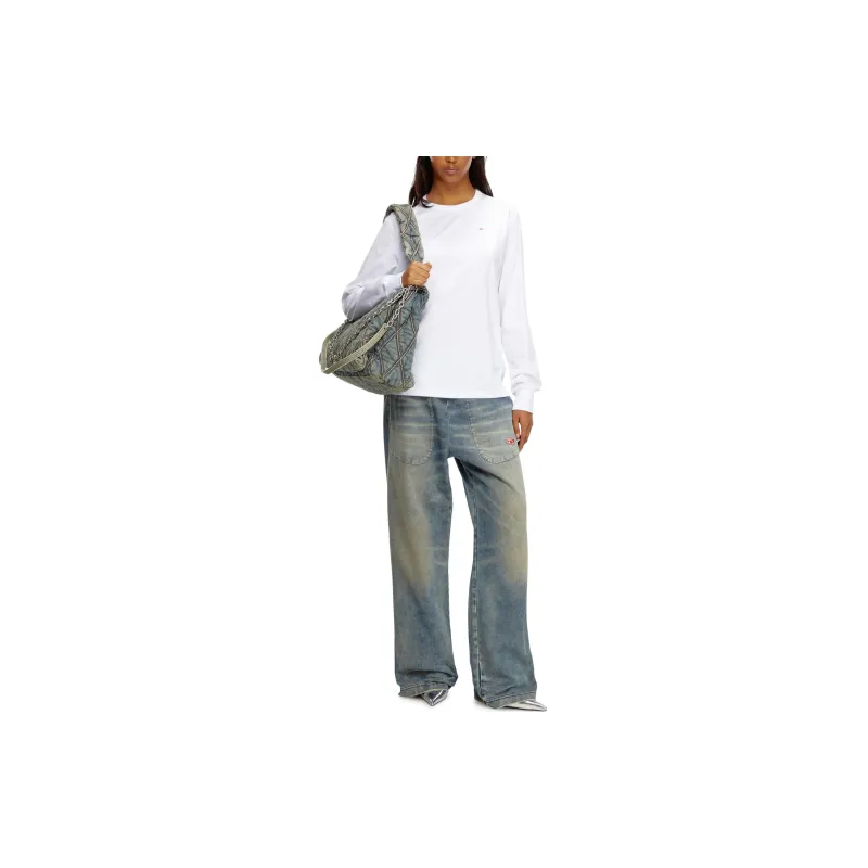 DIESEL FW24 T Shirt Unisex White-2