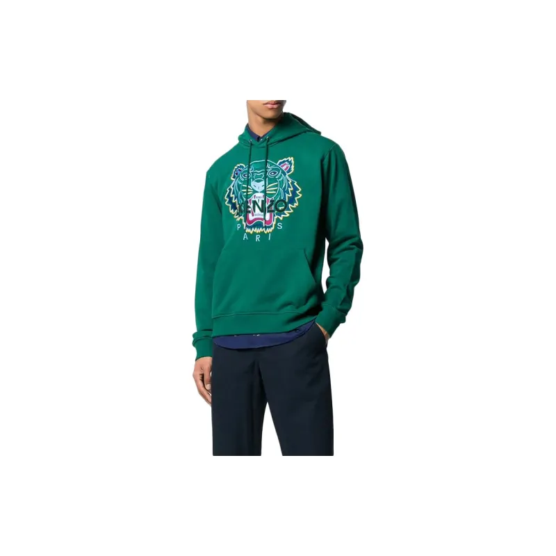 KENZO Sweatshirts Men Dark Green-1