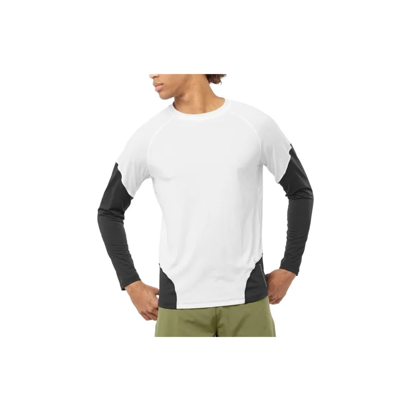 SALOMON Cross Run T-Shirt Men's White-1