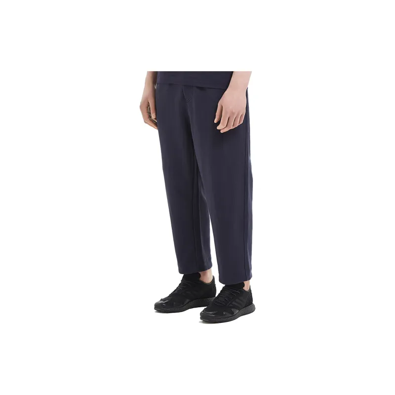 Y 3 Casual Pants Men Navy Blue-3