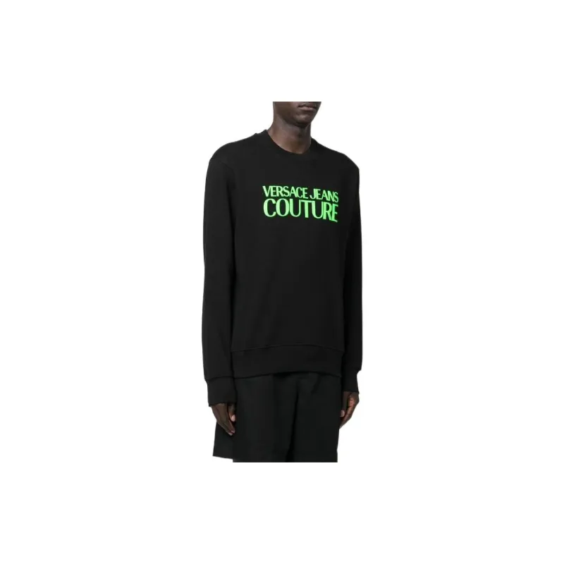 VERSACE JEANS Sweatshirts Men Black-3