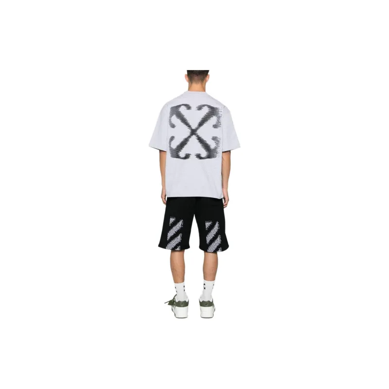 OFF WHITE Embroidered motif Track Shorts-1