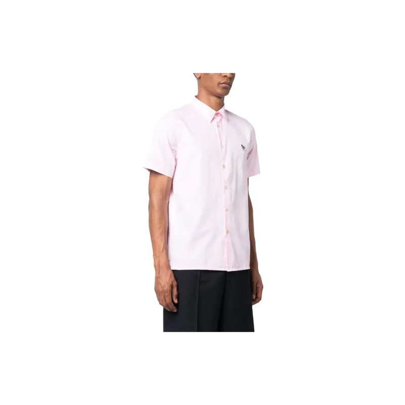 PS By Paul Smith Zebra patch Cotton Shirt-3