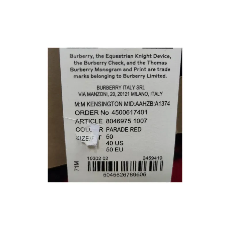 Burberry Coats Men Deep Red-3