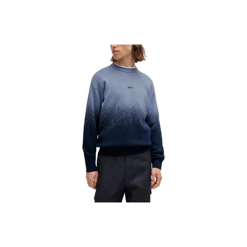 HUGO BOSS Gradient Jacquard Sweatshirt-3