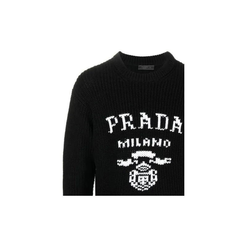 PRADA Cashmere And Wool Crewneck-4