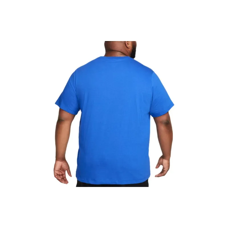 Nike T Shirts Men Blue-4