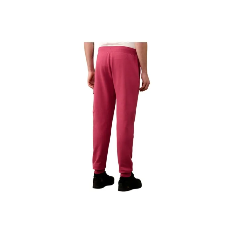 C.P.Company Diagonal Raised Fleece Cargo Sweatpants Knitted Sweatpants Men's Pink-3