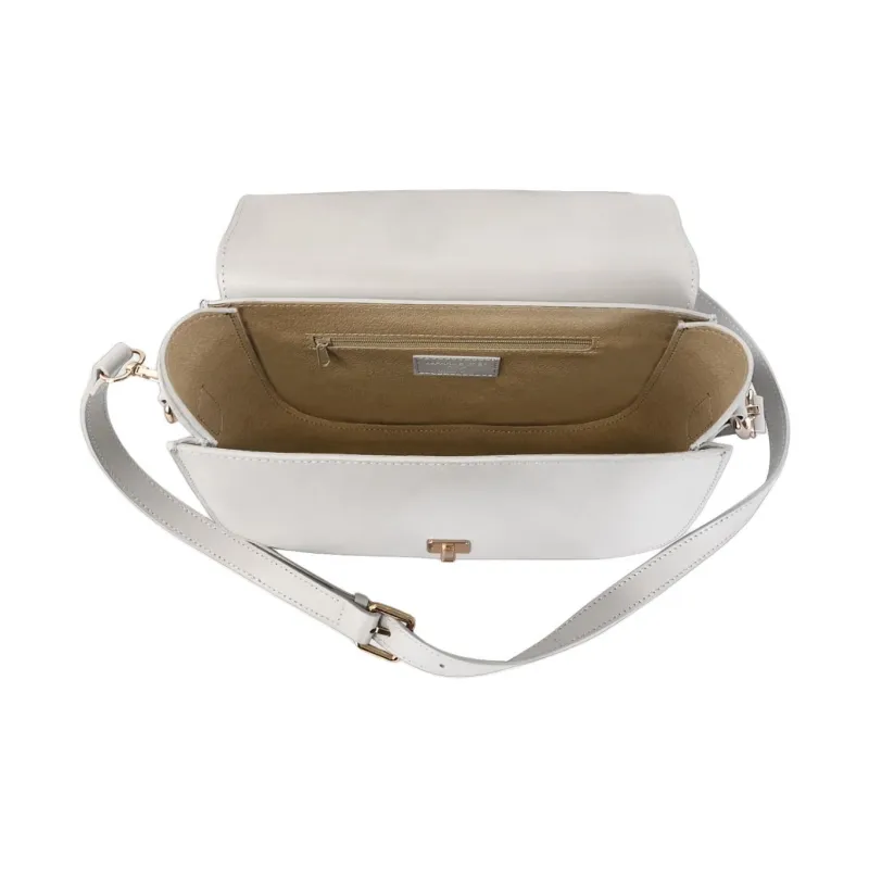 Le Parmentier Calfskin Crossbody Bag Shoulder Bag Regular Women's White-2