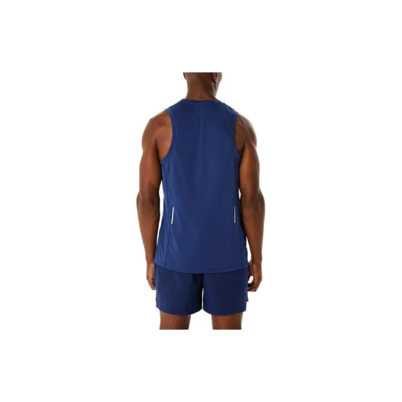 Asics Ready-Set Lyte Singlet T-Shirt Men's Dark Blue-2