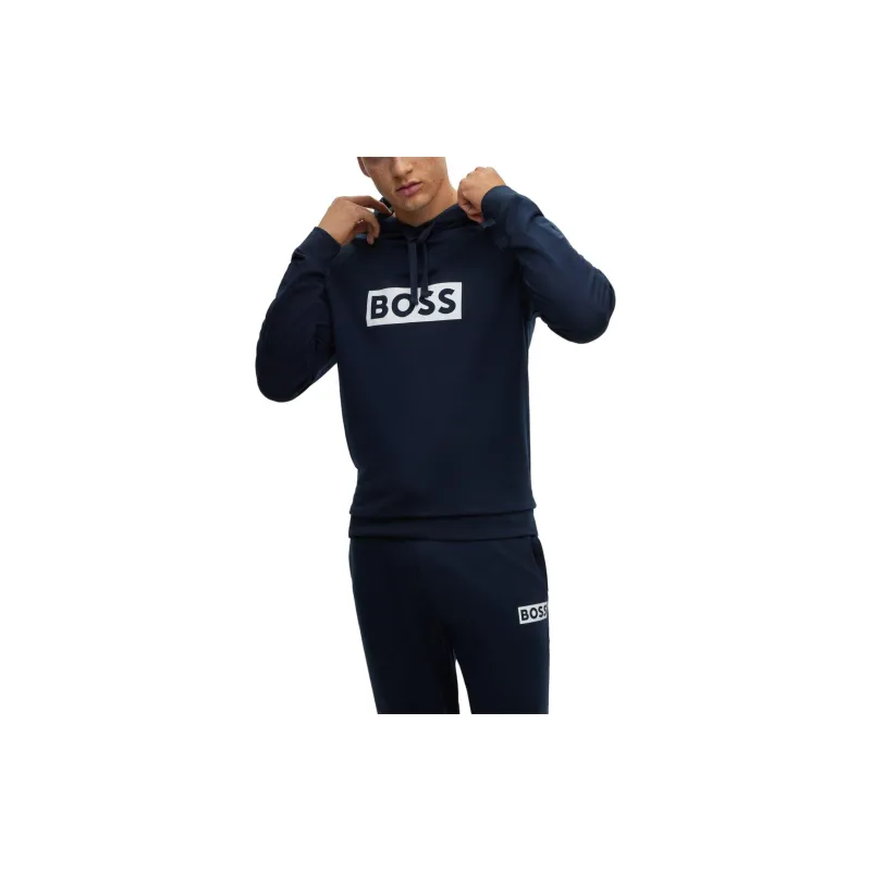 HUGO BOSS Logo-print Drawstring Hoodie-2