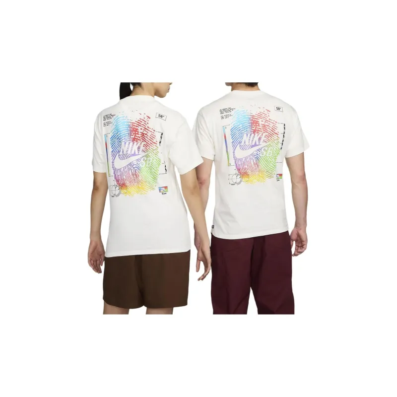 Nike T Shirts Unisex White-4