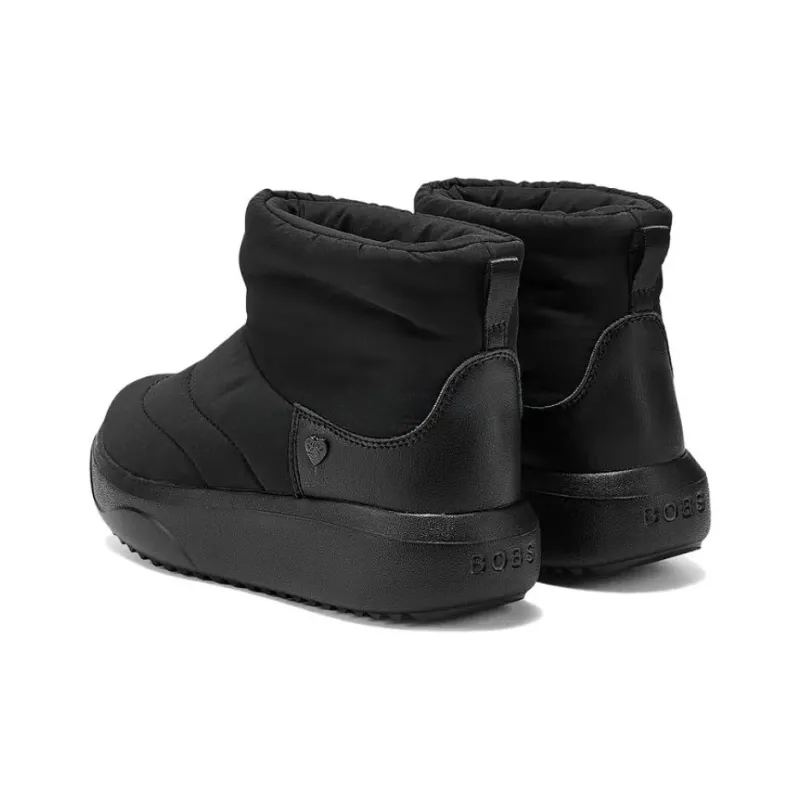 Skechers Bob's Warm Slip Resistant Short Snow Boots Women's Black-2