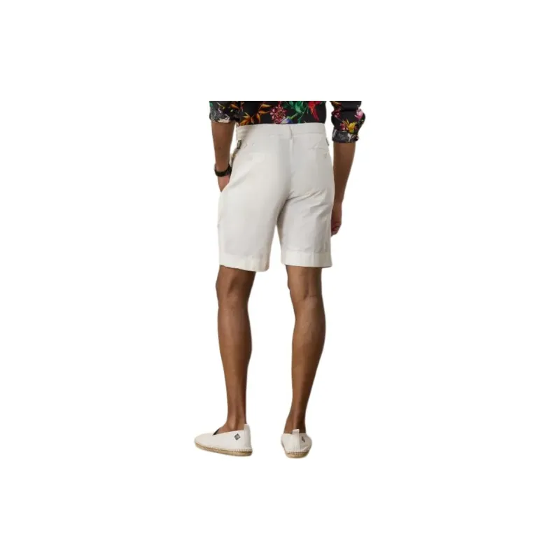 Polo Ralph Lauren Pleated Poplin Tennis Short Casual Shorts Men's White-3