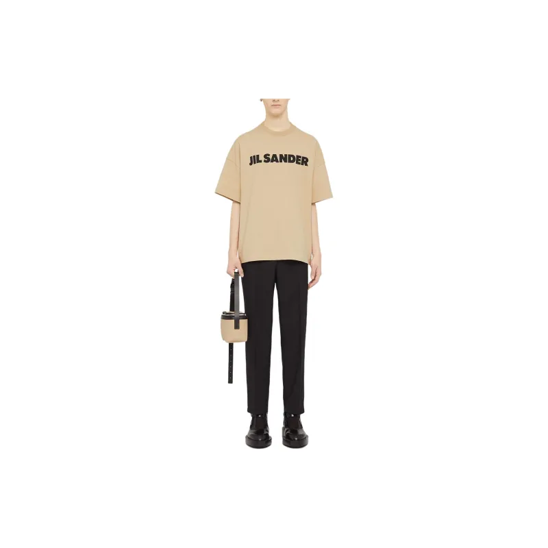 JIL SANDER Logo Printed Crewneck T Shirt-1