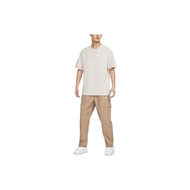 Nike T Shirts Men White-3