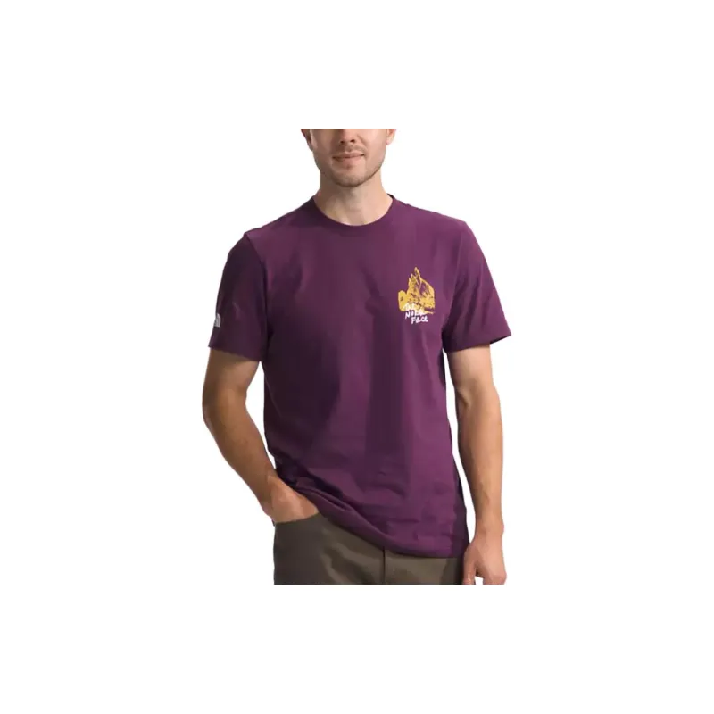 THE NORTH FACE T Shirt Men's Black Currant Purple-1