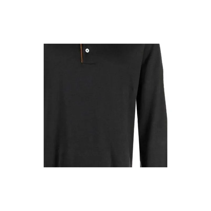 Zzegna Polo Shirts Men Black-4
