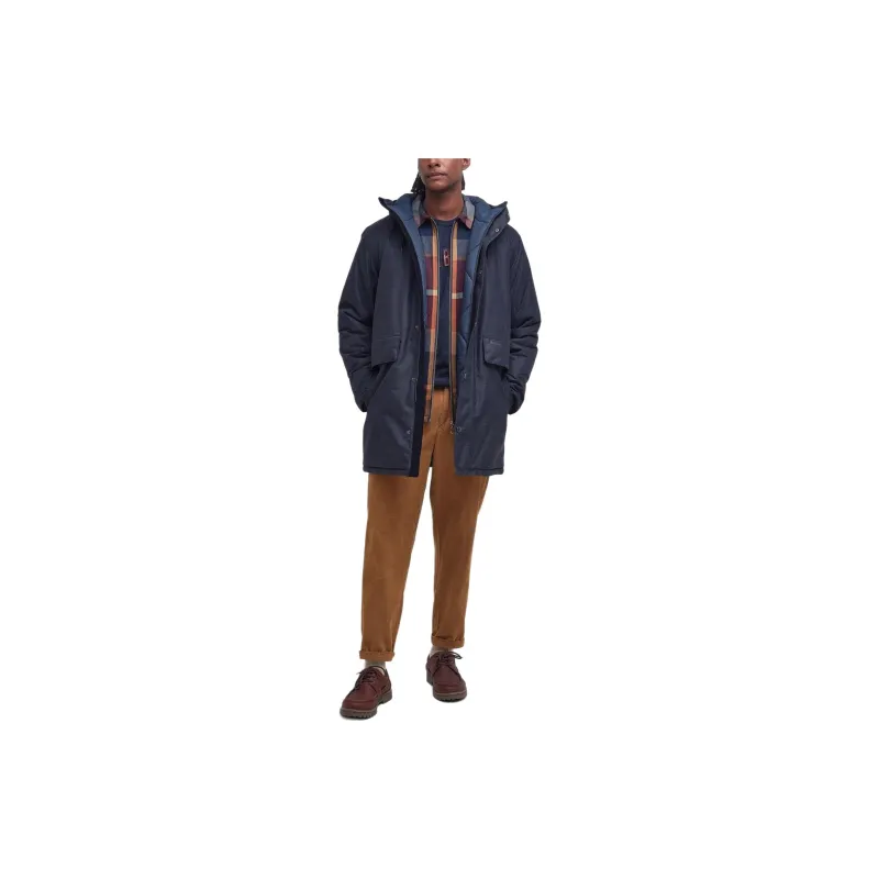 BARBOUR Winter City Waterproof Parka Coats Men's Marine Blue-2