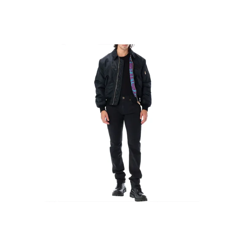 VERSACE Zip Up Bomber Jacket-2