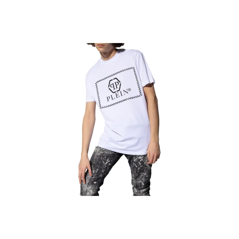 PHILIPP PLEIN T Shirts Men White-1