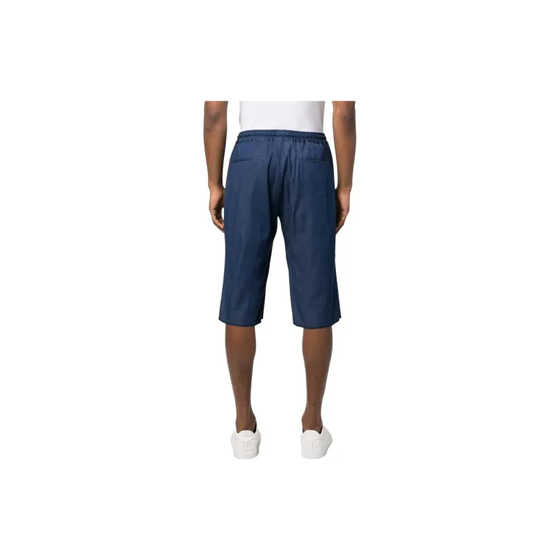 KITON Elasticated Denim Shorts-2