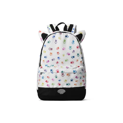 ONRF Polyester Students Backpack Large Size Unisex White