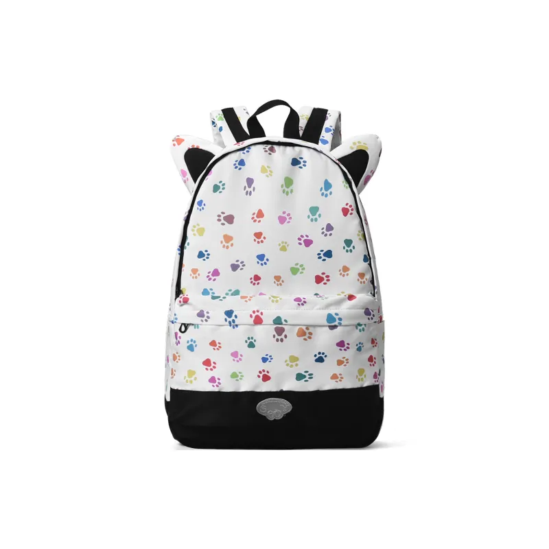 ONRF Polyester Students Backpack Large Size Unisex White-0
