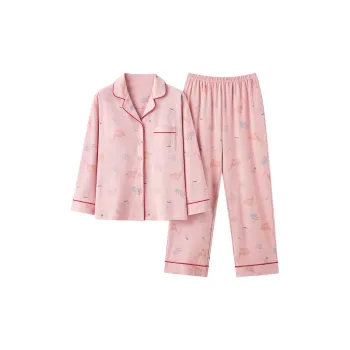 Mulong Family Pajama Set Women's Pink