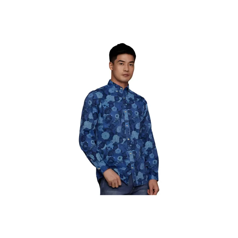 GANT Shirts Men 989 Indigo-1