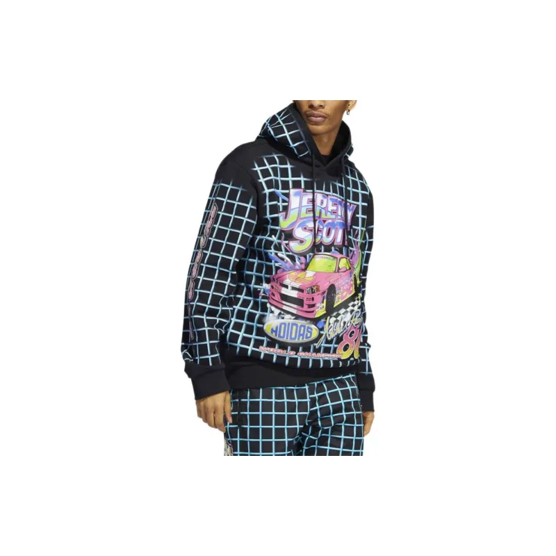 Adidas Originals Jeremy Scott Rally Sweatshirts Men Black-2