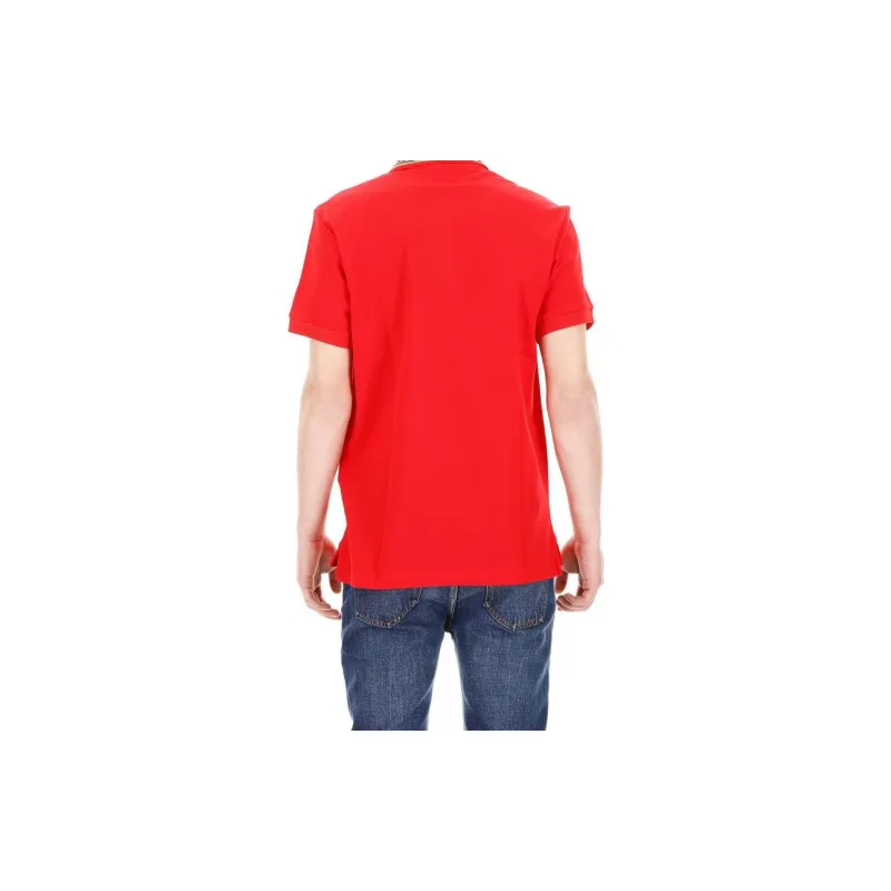 Burberry Polo Shirts Men Red-1