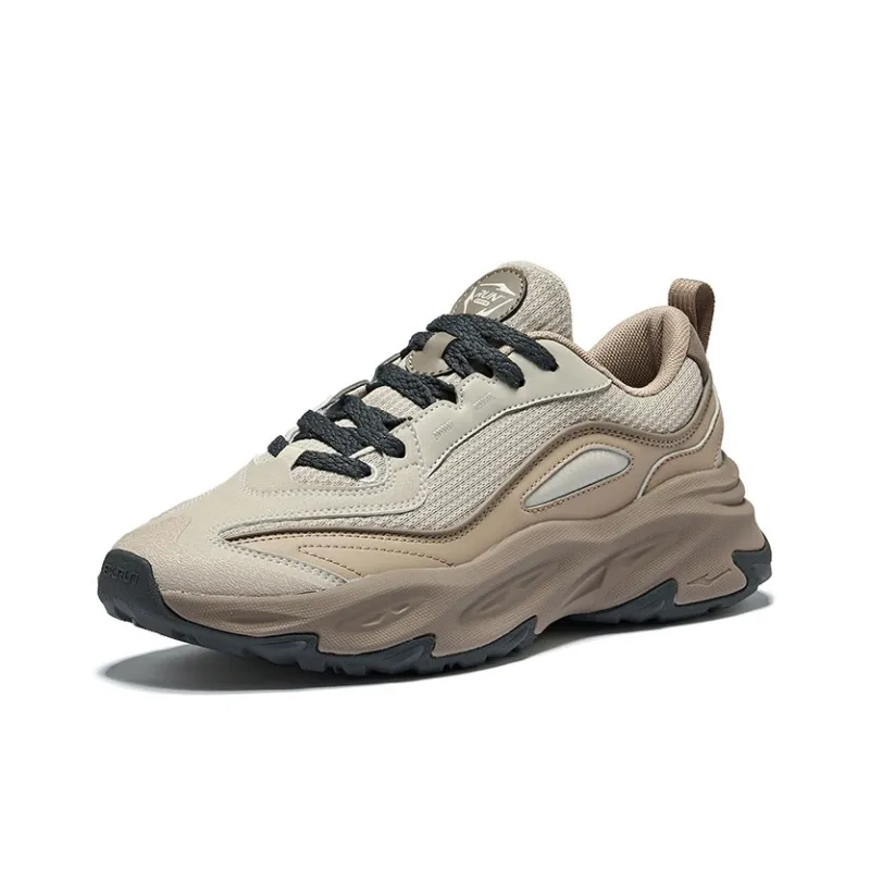 Erke Casual Shoes Men Low Top Ironman Gray Taupe-2