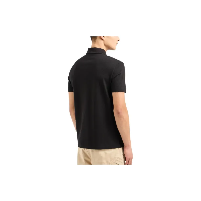 ARMANI EXCHANGE Zip down Collar Polo Shirt-2