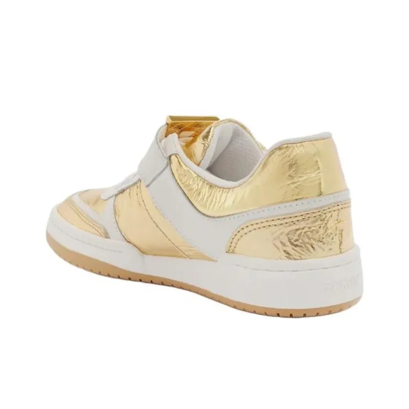 Schutz Low-Top Skateboard Shoes Women's Gold-3