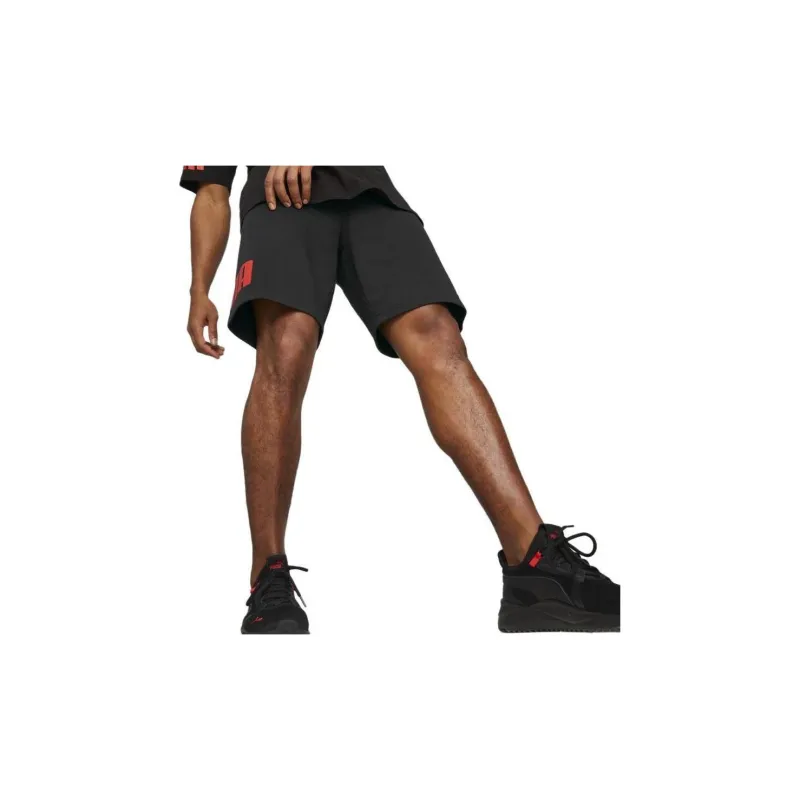PUMA Playera Holgada Con Casual Shorts Men Black-2