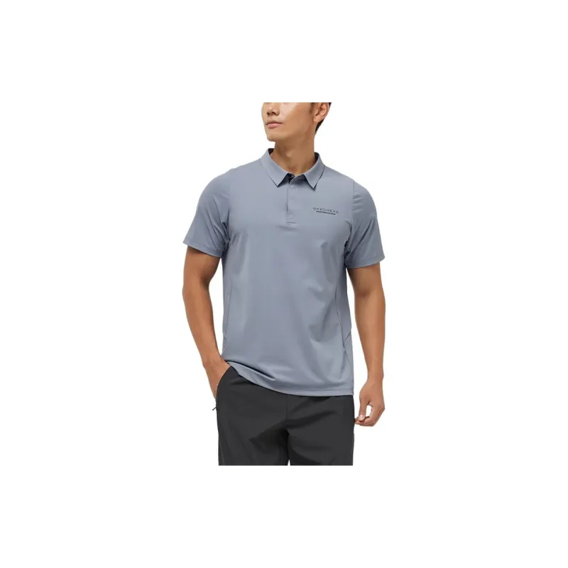Skechers Polo Shirt Men Firestone Gray-1