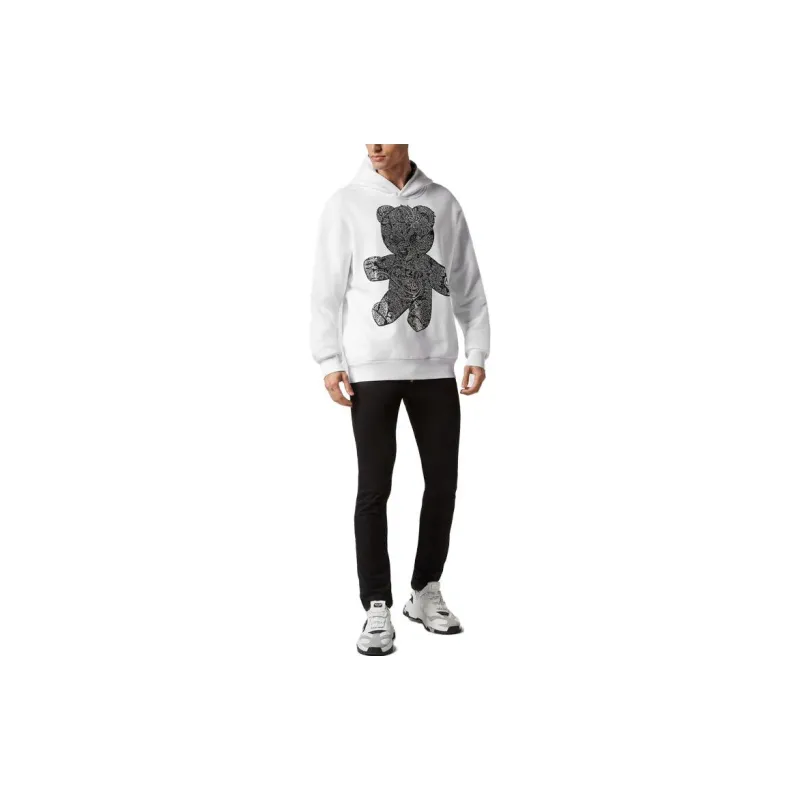 PHILIPP PLEIN Paisley Teddy Bear Hoodie-1